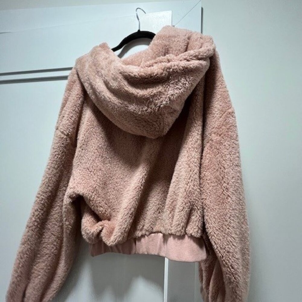 LPA Pink Sherpa Hoodie - Picture 3 of 3